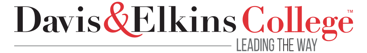 Davis Elkins DE logo